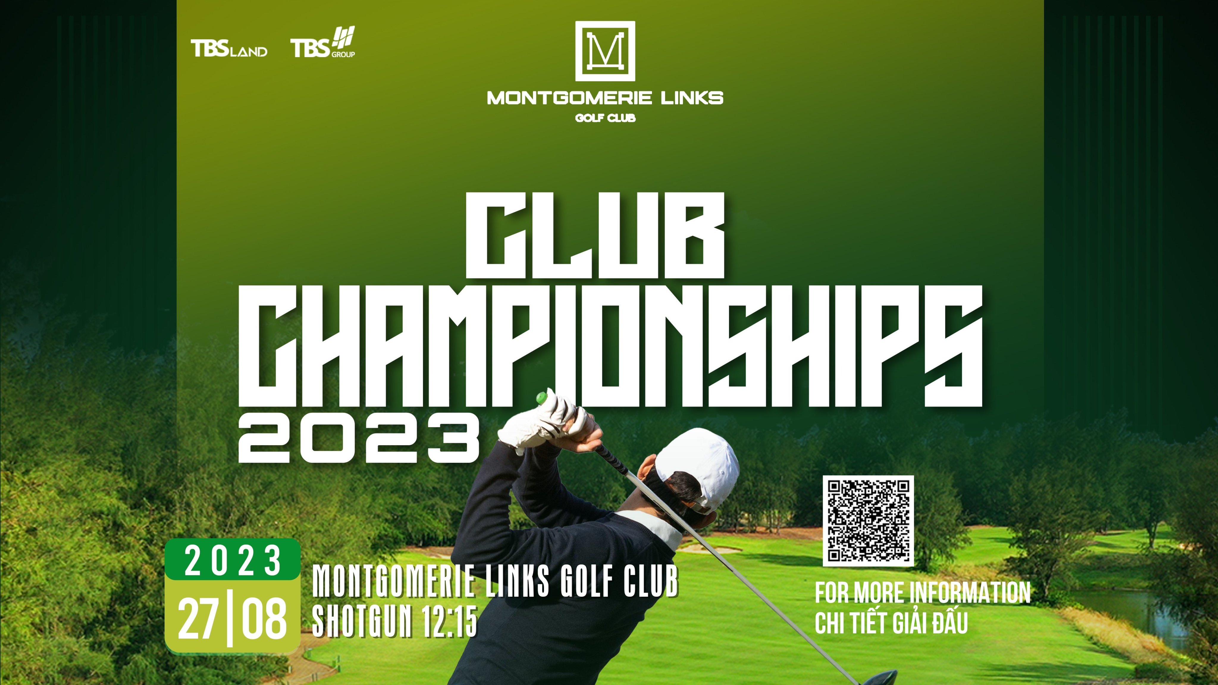 SWING FOR A PURPOSE - CLUB CHAMPIONSHIPS 2023 WITH CSR PROJECT AND GOLF FAIR AT MONTGOMERIE LINKS